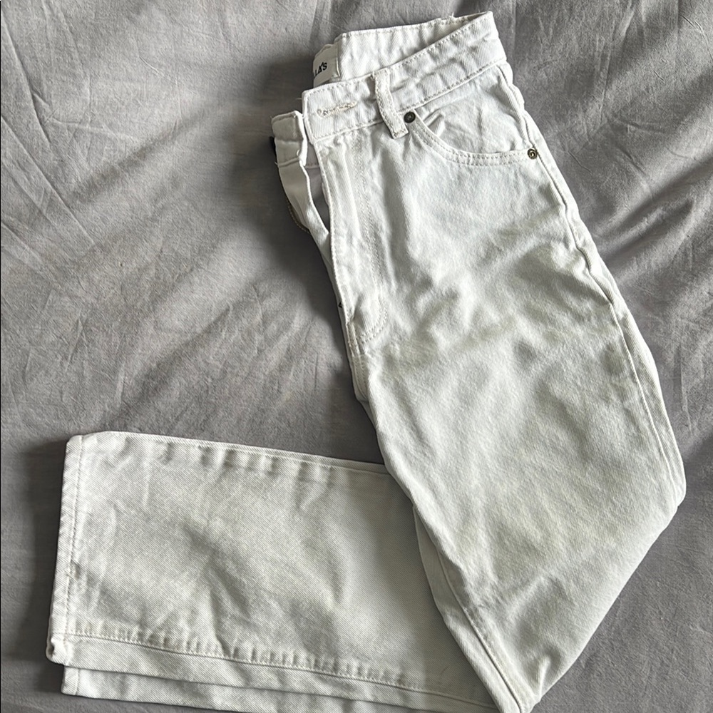 Women’s Rollas White Jeans